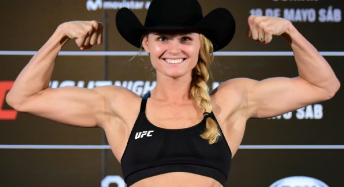 Vítima de violência doméstica, Andrea Lee vence em retorno ao UFC