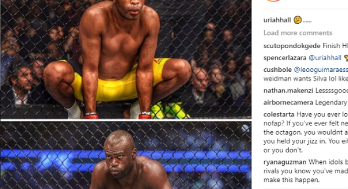 Agora vai? Uriah Hall insinua luta contra Anderson Silva