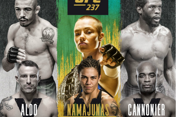 Pôster oficial do UFC Rio destaca ‘Bate-Estaca’, Aldo e Anderson Silva