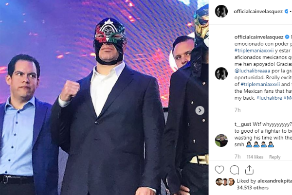 Cain Velasquez negocia com WWE e pode reencontrar Brock Lesnar no telecatch