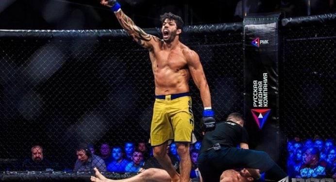 Vida fora do UFC! Viscardi Andrade conta detalhes da experiência no MMA russo