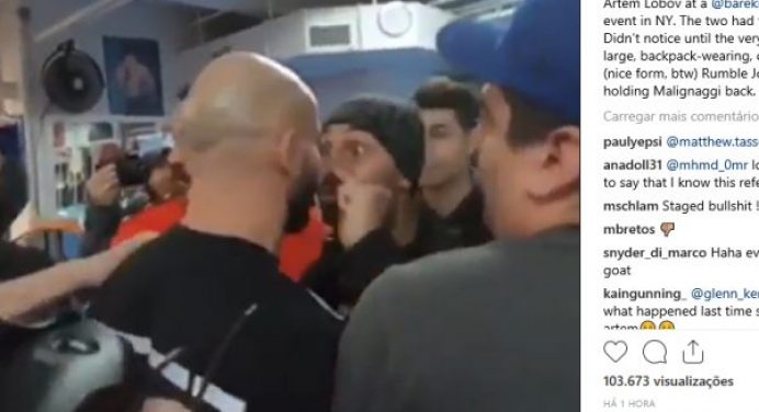 Amigo e desafeto de McGregor se desentendem em bastidores de evento; veja