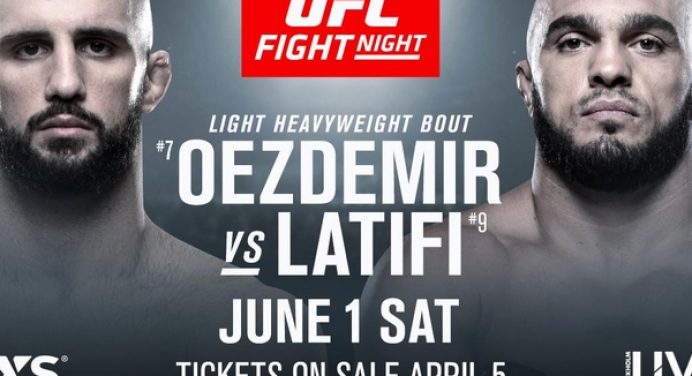 Volkan Oezdemir é confirmado contra Ilir Latifi no UFC Estocolmo