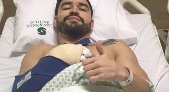 Lesionado em última luta, Patricky Pitbull é submetido a cirurgia no punho direito