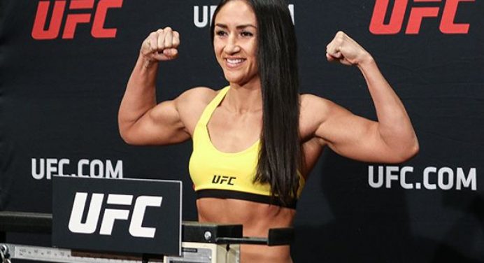 Após vitória no UFC 249, Carla Esparza desafia Cláudia Gadelha para revanche