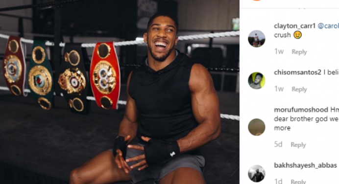 Anthony Joshua vence fácil, recupera títulos mundiais e ignora grandes rivais