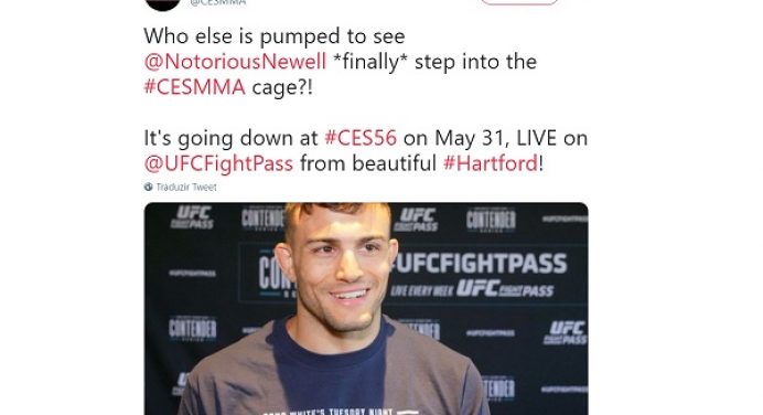Lutador com amputação no braço enfrenta ex-Bellator em maio