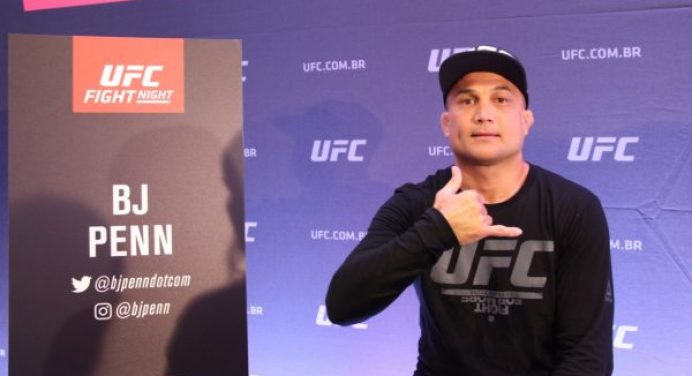 BJ Penn veta perguntas sobre casos policiais e analisa camp no Brasil para UFC 237