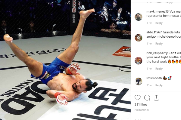 Michel ‘Demolidor’ dá show e apaga rival em estreia no UFC
