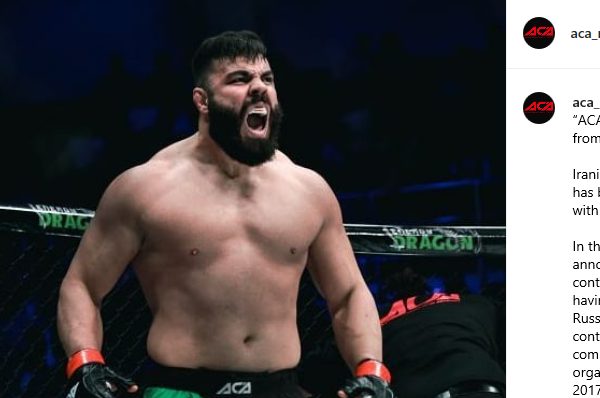 Iraniano banido do wrestling é liberado para UFC após imbróglio contratual com liga russa