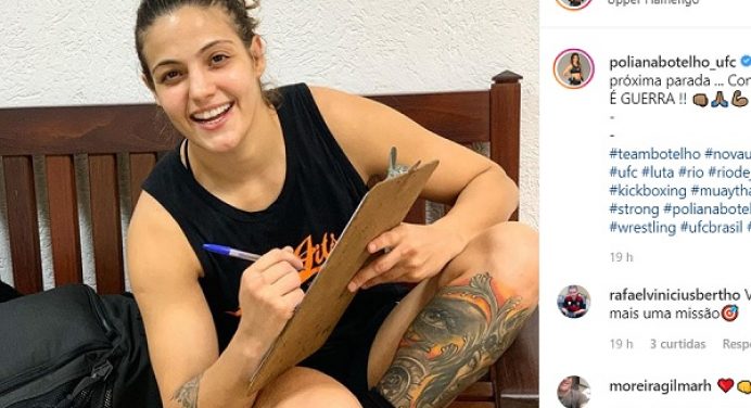 Poliana Botelho anuncia luta no mesmo evento de ‘Borrachinha’ vs. Romero