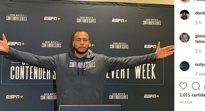 ‘Zé Colmeia’ garante contrato com o UFC ao finalizar no ‘Contender Series”