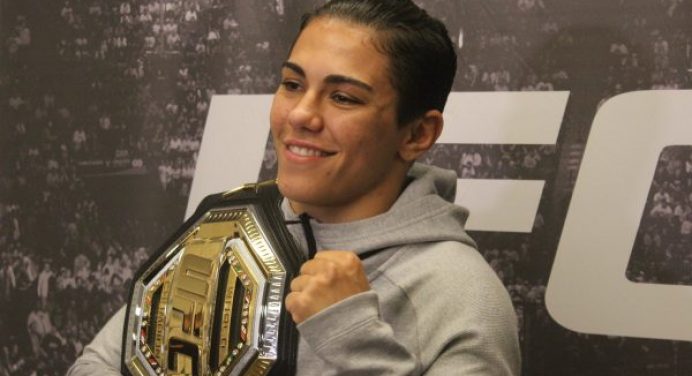 Jéssica ‘Bate-Estaca’ aposta em vitória de Joanna sobre Zhang pelo cinturão do UFC