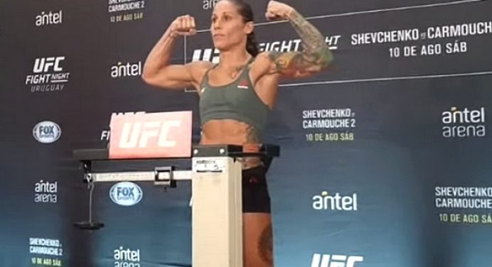 Liz Carmouche minimiza favoritismo de Shevchenko no UFC Uruguai
