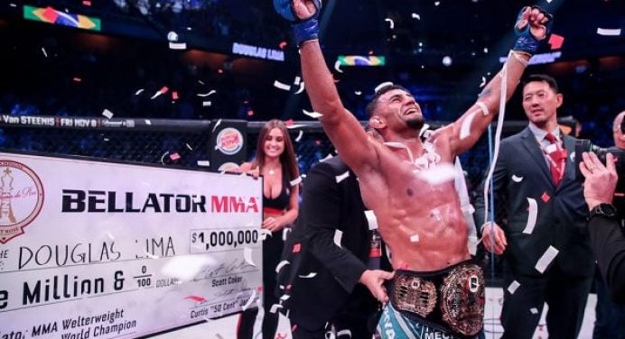 Douglas Lima enfrenta Gegard Mousasi pelo cinturão vago dos médios do Bellator