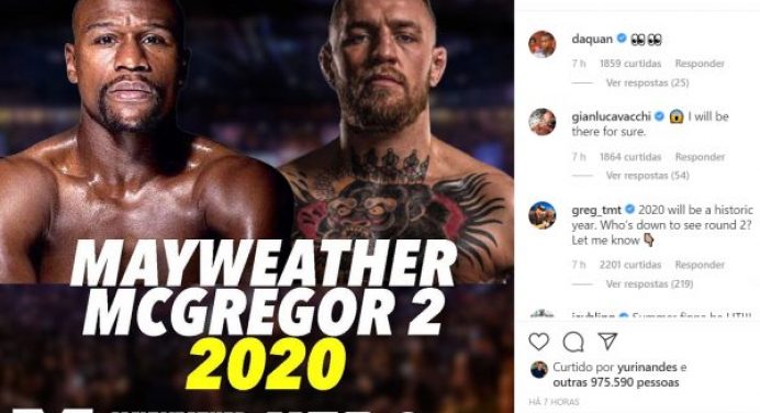 Pegadinha? Floyd Mayweather usa UFC 246 para ‘anunciar’ lutas contra McGregor e Khabib