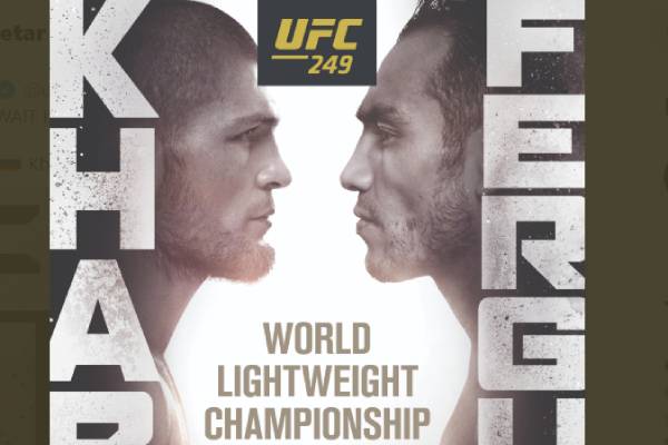 Ultimate lança pôster oficial do UFC 249 com destaque para Khabib vs Ferguson