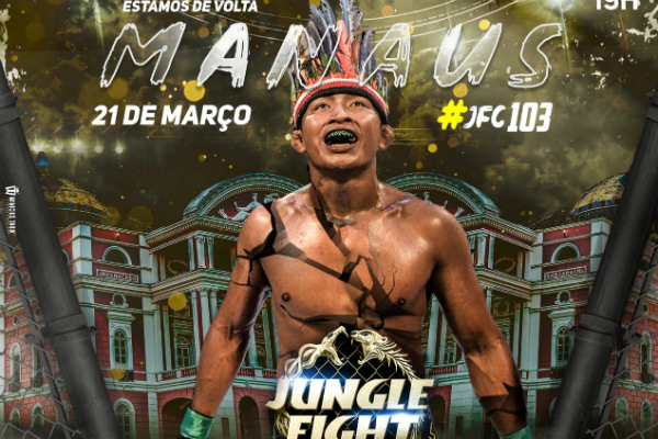 Com duas disputas de cinturão, Jungle Fight retorna a Manaus para edição 103