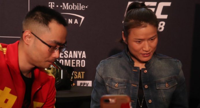 Zhang ironiza experiência de Joanna em lutas de cinco rounds: “Não tem habilidade de finalizar”