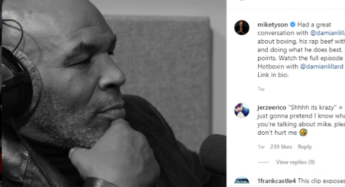 Mike Tyson celebra ‘dia da maconha’ e elege Bob Marley como parceiro ideal para fumar