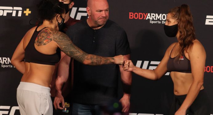 Encaradas amistosas marcam último encontro dos atletas antes do UFC 250