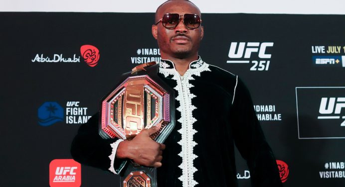 Kamaru Usman volta a afirmar desejo de enfrentar Georges St.Pierre no UFC