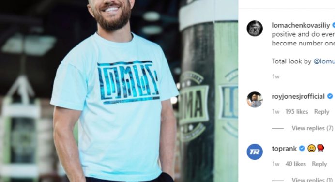 Lomachenko encara boxeador invicto em luta por unificação de cinturões mundiais