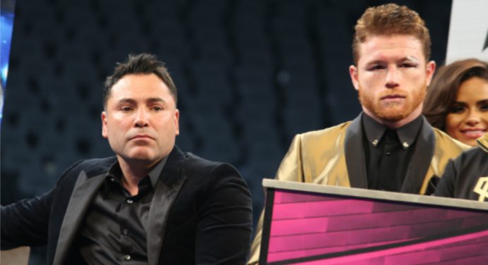 Retorno aos ringues? Oscar de la Hoya desafia Floyd Mayweather e ‘Canelo’ Álvarez