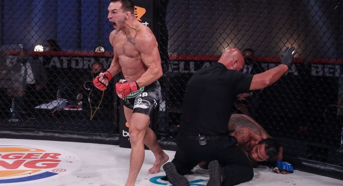 Em última luta no contrato com Bellator, Chandler nocauteia Ben Henderson