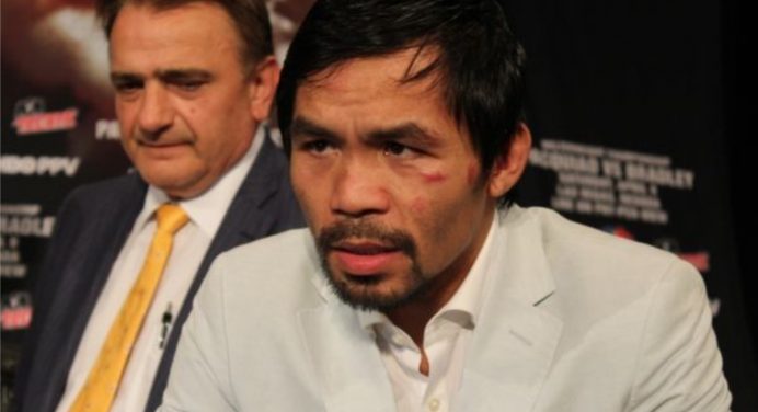 Campeão mundial se lesiona e Manny Pacquiao encara novo rival no dia 21 de agosto
