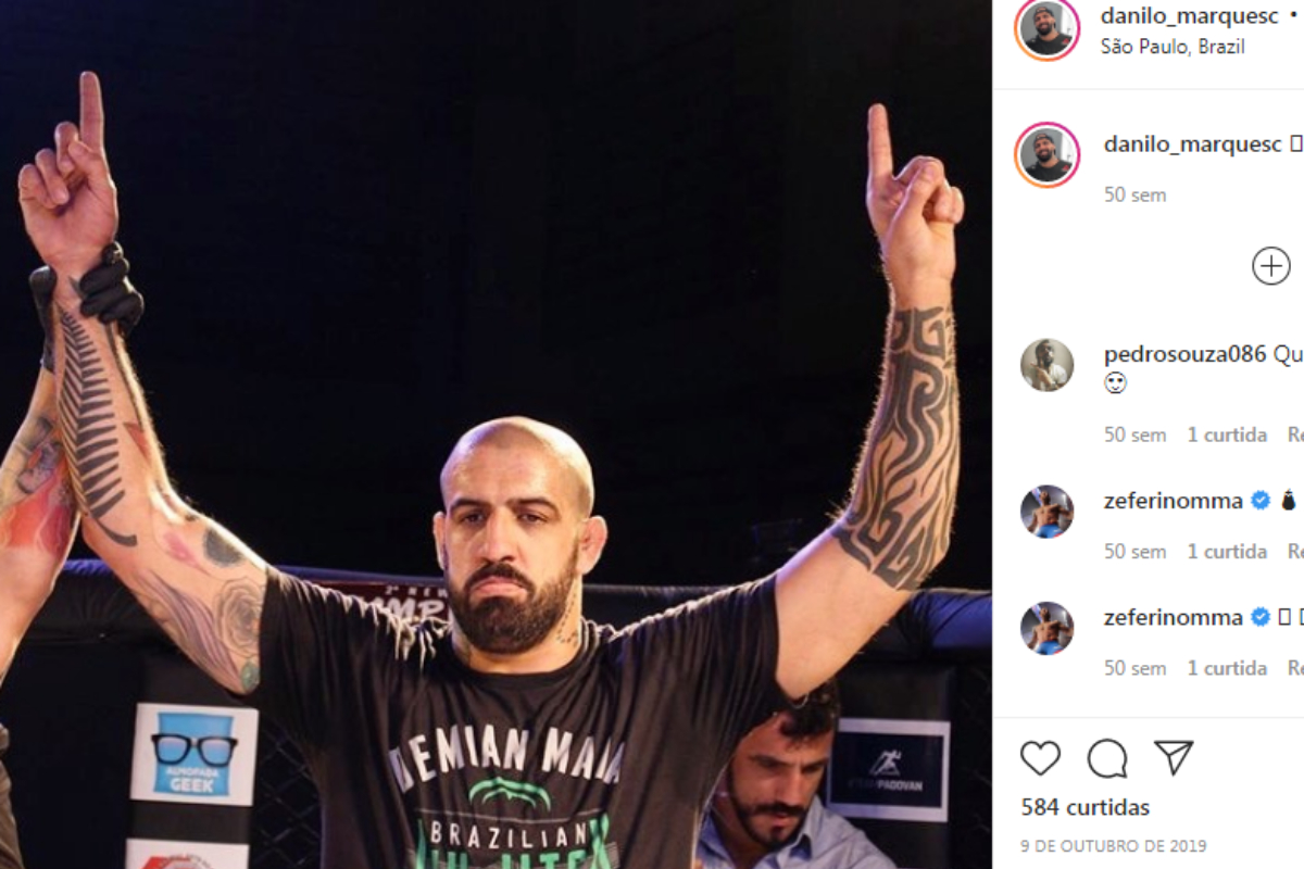 Após incertezas, Danilo Marques admite misto de alívio e ansiedade para estreia no UFC