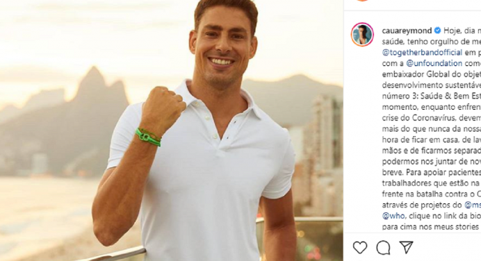 Ator Cauã Reymond recorda episódio em que foi desafiado a fazer uma luta de MMA