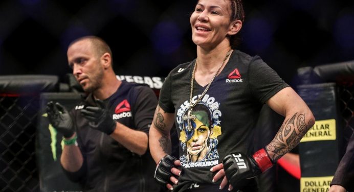 Cris ‘Cyborg’ celebra volta aos treinos com Rafael Cordeiro antes de defesa de título