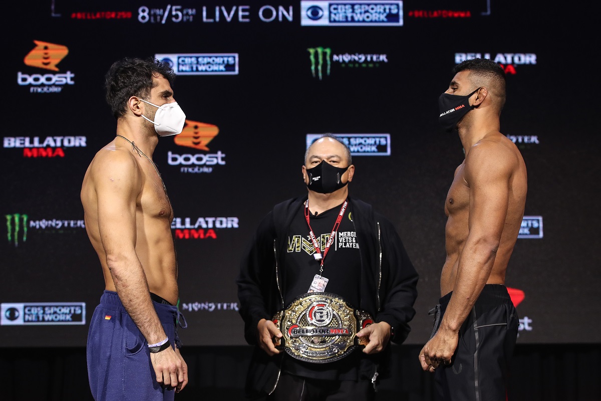 Douglas Lima e Gegard Mousasi batem o peso e confirmam disputa de título no Bellator 250