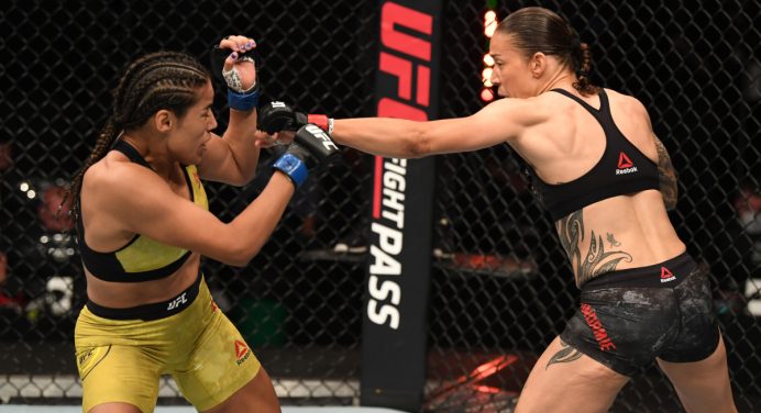 Freguesa de Amanda Nunes finaliza a primeira no UFC e desafia a brasileira