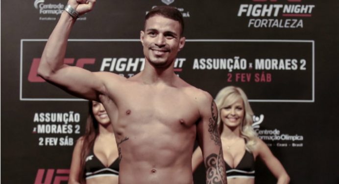 Felipe ‘Cabocão’ testa positivo para COVID-19 e desfalca card do UFC Vegas 13