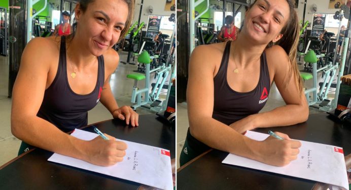 Contrato assinado! Amanda Ribas confirma duelo com Michelle Waterson no UFC 257