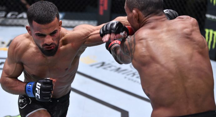 Raoni Barcellos recebe R$ 265 mil em prêmio bônus no UFC Las Vegas