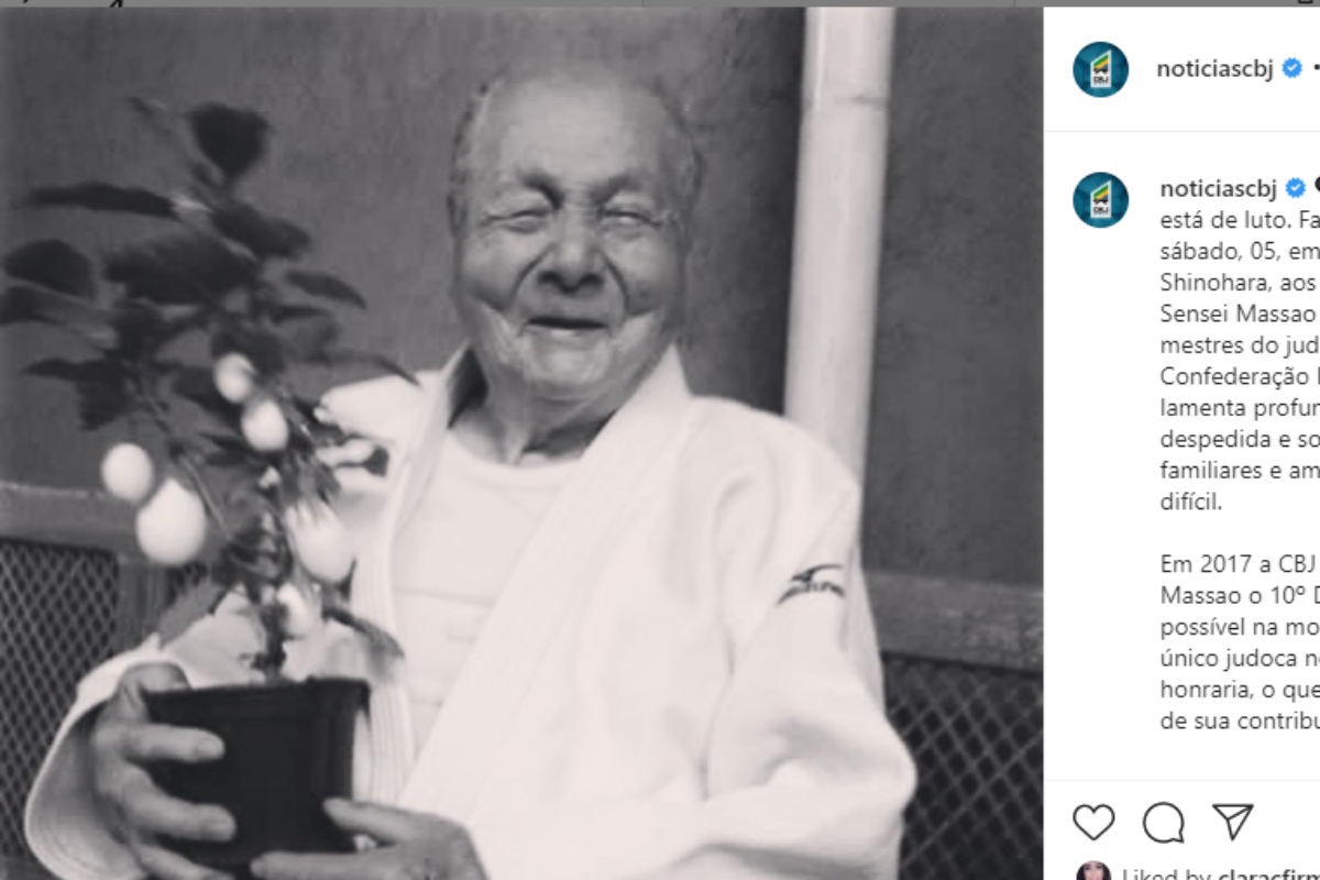 Luto no judô! Sensei Massao Shinohara falece aos 95 anos