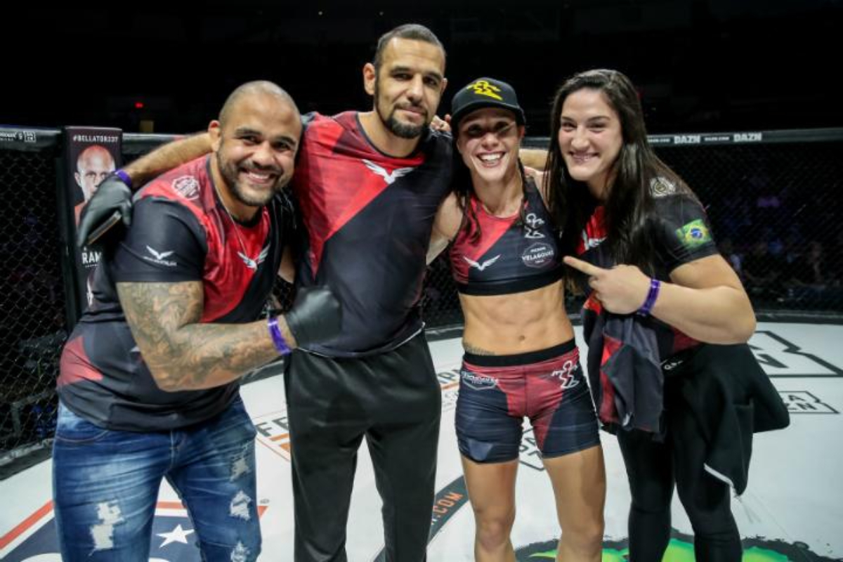 Brasileira que luta pelo cinturão do Bellator se inspira no sucesso de compatriotas