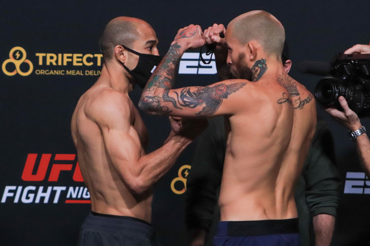 No último evento do UFC na temporada, José Aldo e Marlon Moraes buscam recuperação nos galos