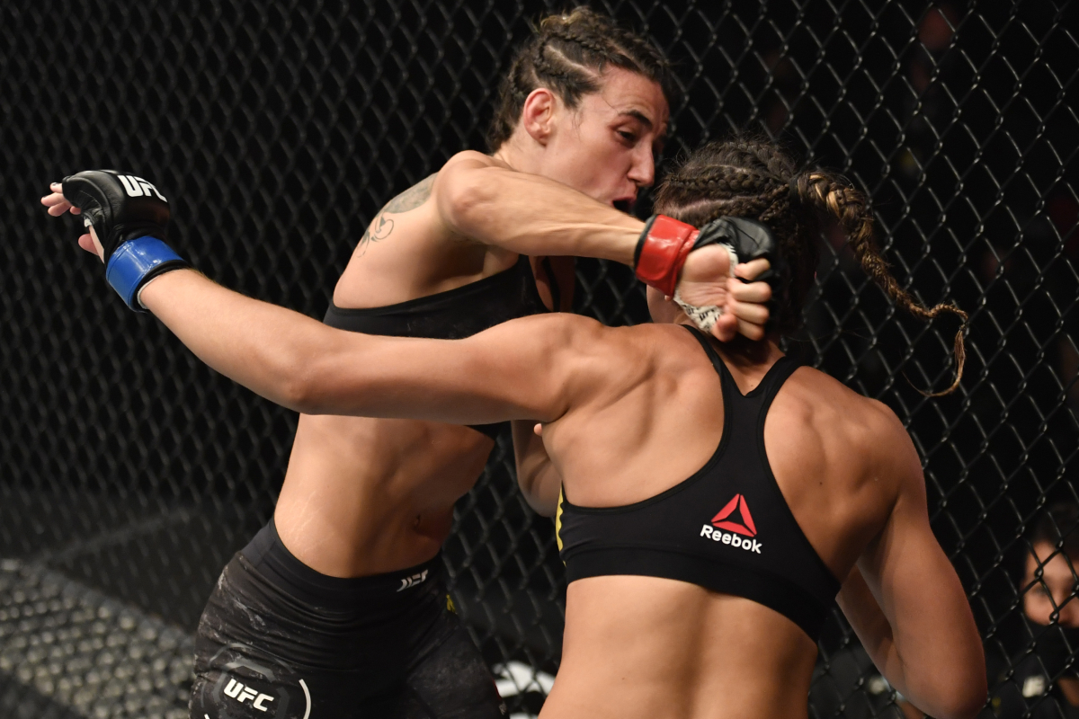Marina nocauteia Amanda Ribas ‘duas vezes’ e vence duelo brasileiro no UFC