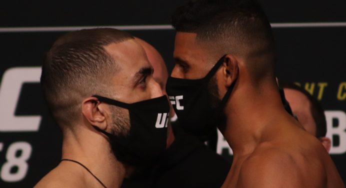 Dhiego Lima duela no UFC 258 de olho em vaga no top-15 dos meio-médios