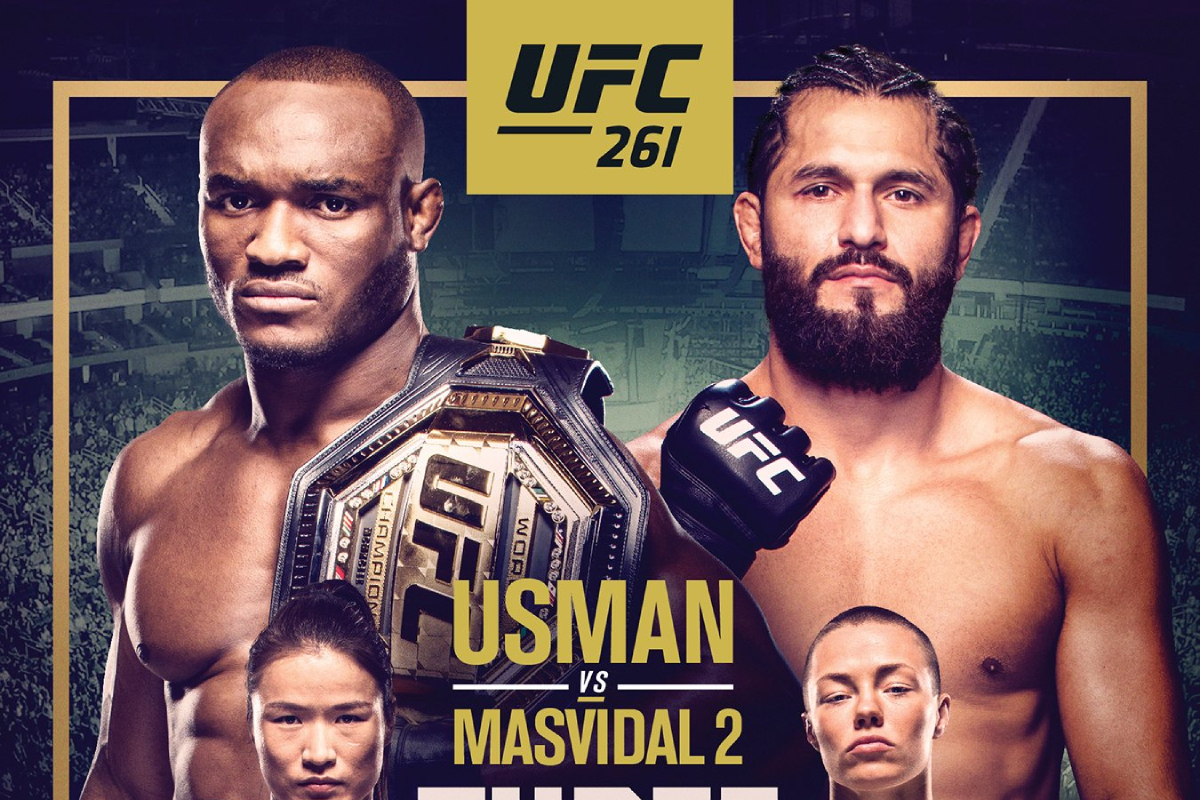 Com lutas pelo título como destaque, Ultimate divulga pôster oficial do UFC 261