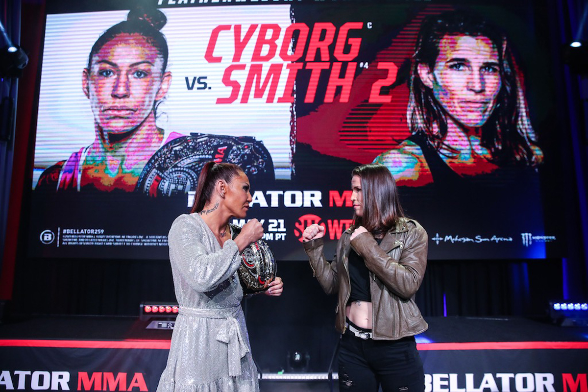 Campeã do Bellator, ‘Cyborg’ elogia rival e provoca UFC: “Temos uma categoria real”