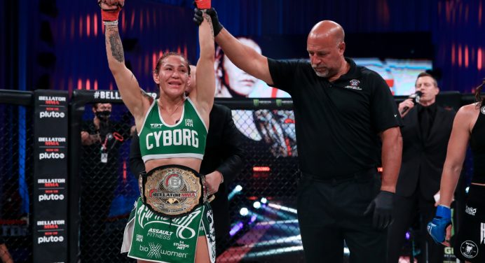Após nova defesa de título no Bellator, Cris ‘Cyborg’ sugere ex-UFC como próxima rival