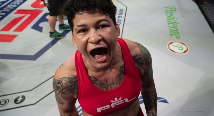 Larissa Pacheco vence no PFL e encara Kayla Harrison na final do GP do peso-leve