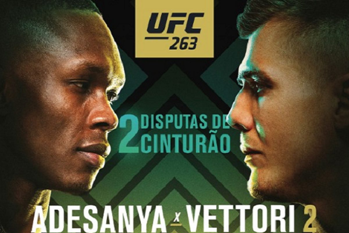 Ultimate revela pôster do UFC 263 e destaca as duas disputas de cinturão