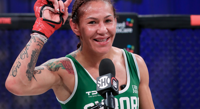 Campeã do Bellator, Cris ‘Cyborg’ desafia Kayla Harrison para luta no peso-leve