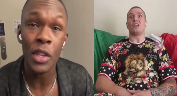 Guerra declarada! Adesanya e Vettori discutem e esquentam o clima para o UFC 263